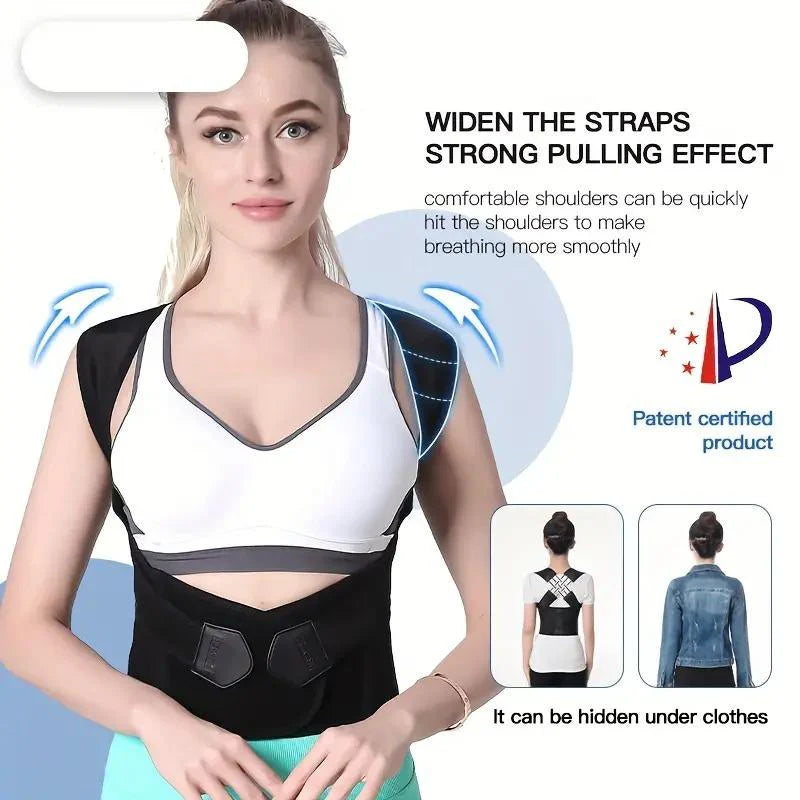 Premium Adjustable Back Posture Corrector/ Slouching Relieve Pain Belt Men Women