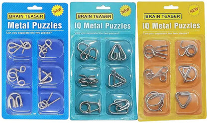 Brain Twist Metal Puzzle IQ Test