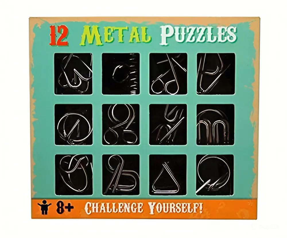 Brain Twist Metal Puzzle IQ Test