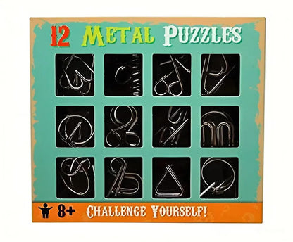 Brain Twist Metal Puzzle IQ Test