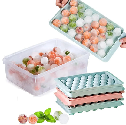 Premium Ice Ball Maker Tray Craft Crystal - Clear Spheres
