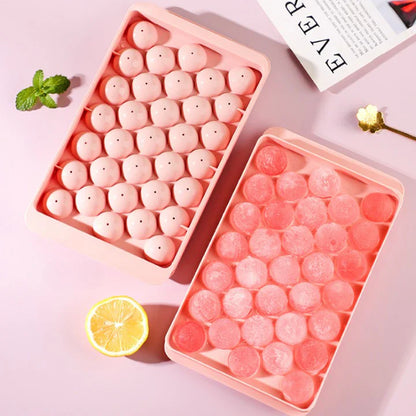 Premium Ice Ball Maker Tray Craft Crystal - Clear Spheres