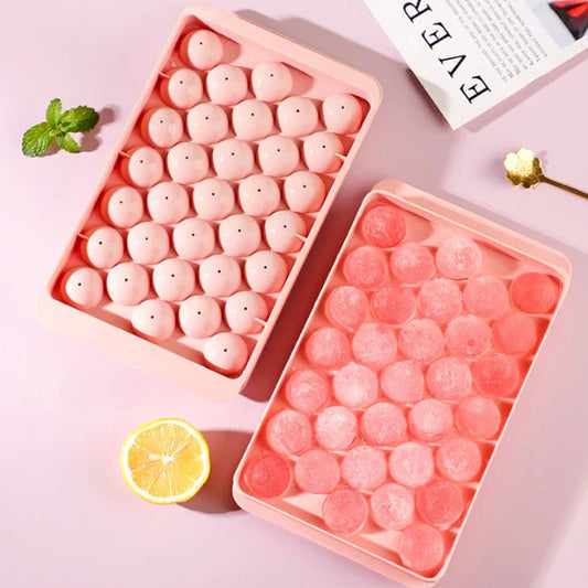 Premium Ice Ball Maker Tray Craft Crystal - Clear Spheres