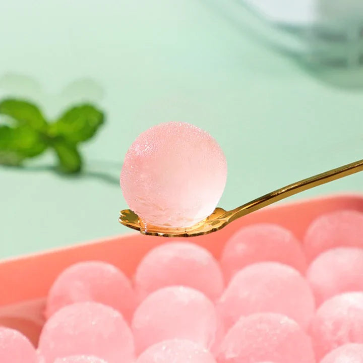 Premium Ice Ball Maker Tray Craft Crystal - Clear Spheres