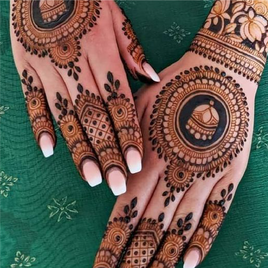 Bold Mandala with Geometric Patterns Stencil