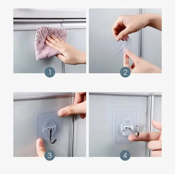 Self Adhesive Heavy Duty Wall Hooks